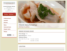 Tablet Screenshot of grandsichuanhousenyc.com